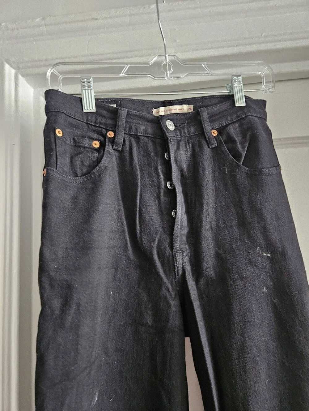 Levi's Ribcage Straight Ankle W26xL29 Black